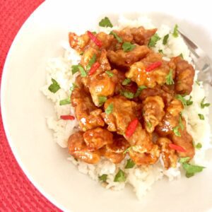 Spicy Glazed Chicken by Naughty-Kitchen.com