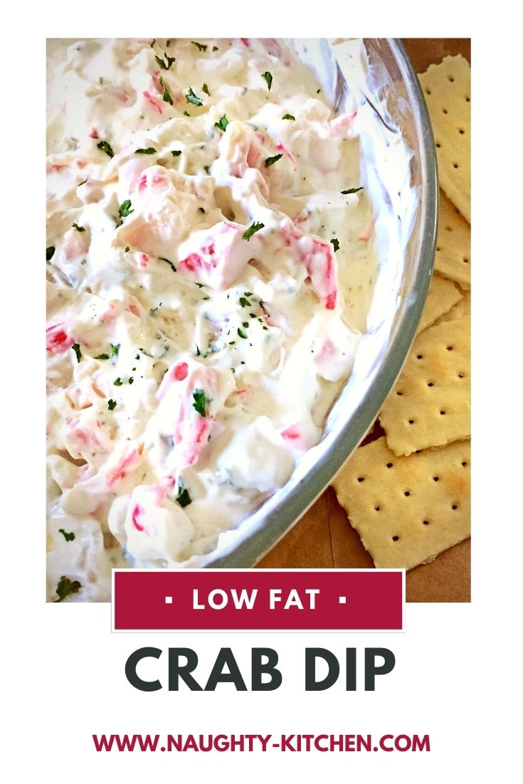 LOW FAT CRAB DIP-NAUGHTY KITCHEN