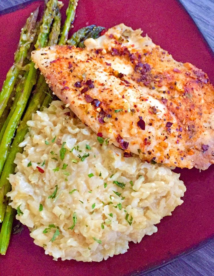 one pan baked lemon tilapia