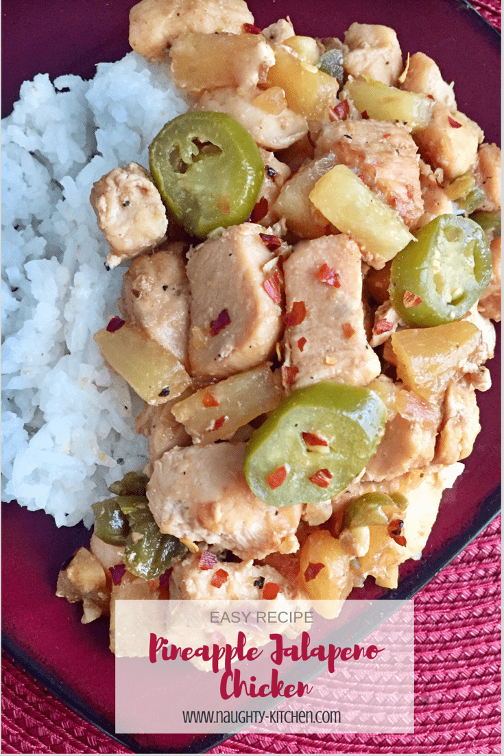 Healthy Pineapple Jalapeno Chicken Naughty-Kitchen.com Healthy Easy Recipe Paleo Keto