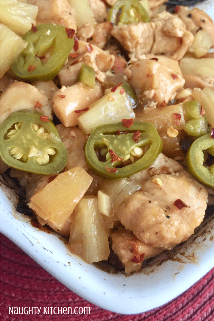 Healthy Pineapple Jalapeno Chicken 