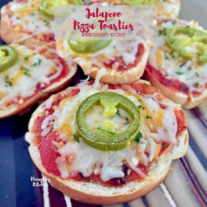 Jalapeno Pizza Toasties Naughty-Kitchen.com