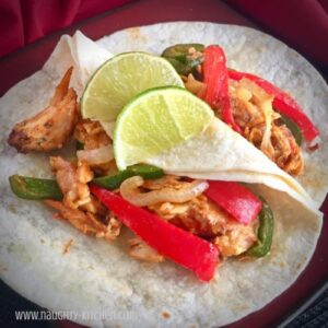 Turkey Lime Fajitas Naughty-Kitchen.com Healthy