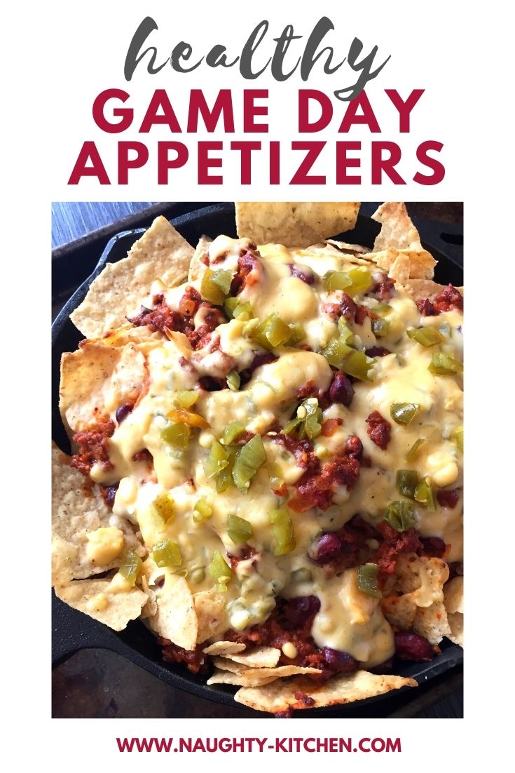 healthy game day appetizers meatless nachos