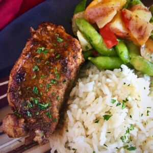 browned butter pork chop