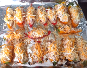 Cheesy Tuna Bacon Stuffed Mini Peppers Appetizers Keto