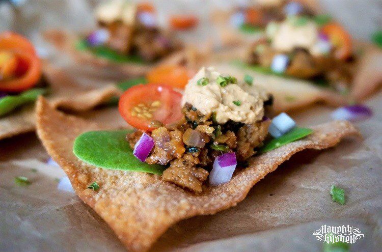 Veggie Wontons Appetizers Vegetarian