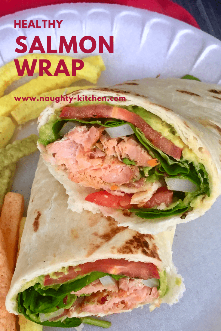 Healthy Baked Salmon Wrap Seafood