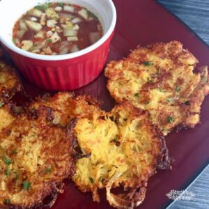 spaghetti squash fritters