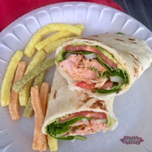 Healthy Baked Salmon Wrap Seafood