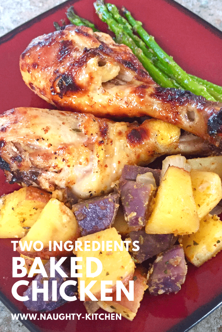 wtwo ingredients baked chicken quick and easy chicken dinner