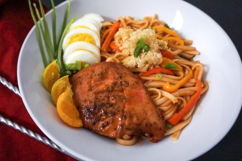 Chicken Tocino Calamansi Stir Fry Noodles Gluten Free