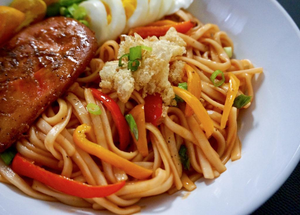 Chicken Tocino Calamansi Stir Fry Noodles Gluten Free