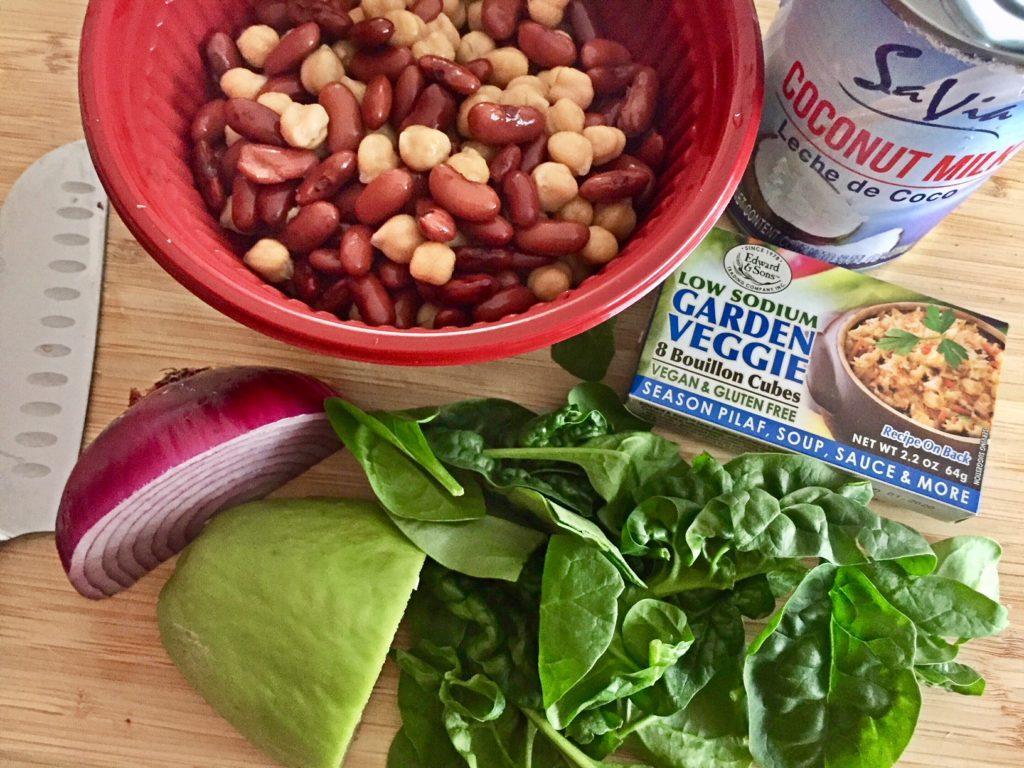 chayote curry ingredients