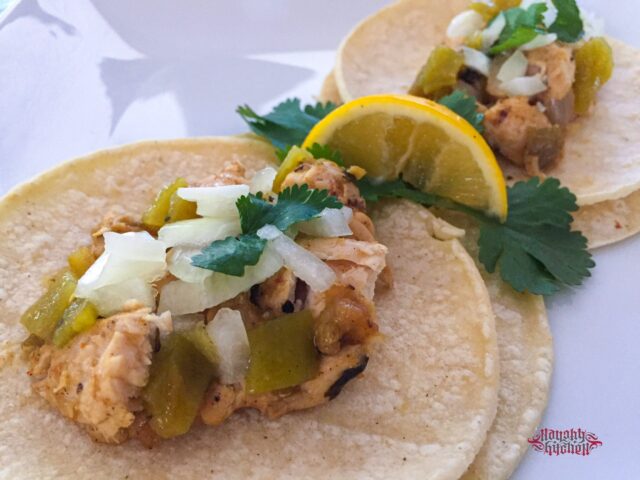 Hatch Chile Chicken Street Tacos