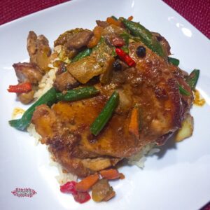 chicken adobo stir fry