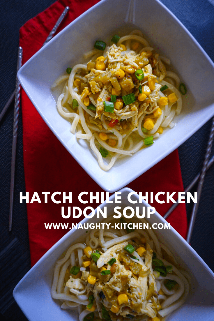 Hatch Chile Chicken Udon Soup