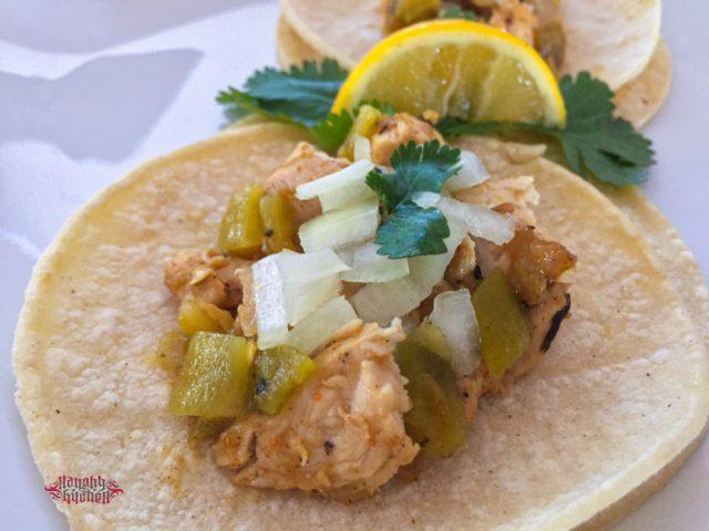 Hatch Chile Chicken Street Tacos