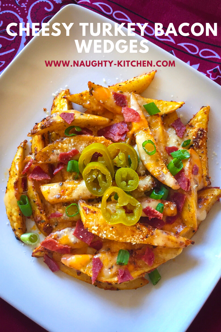 Cheesy Turkey Bacon Wedges Naughty Kitchen