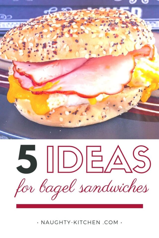 5 ideas for bagel sandwiches