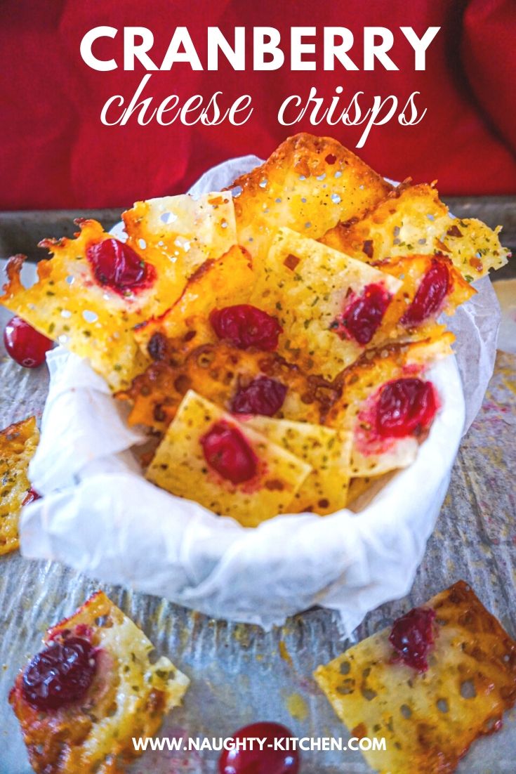 Cranberry Cheese Crisps Naughty Kitchen