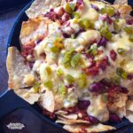 meatless green chili nachos