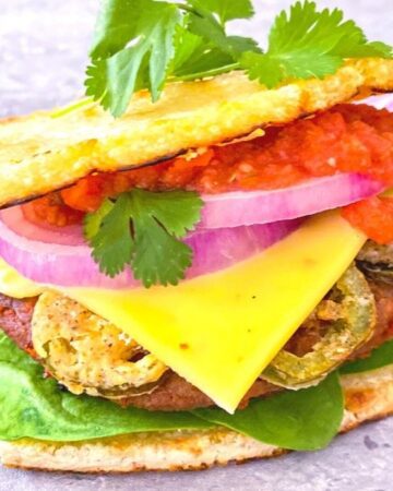 Cantina Salsa Cheese Burger