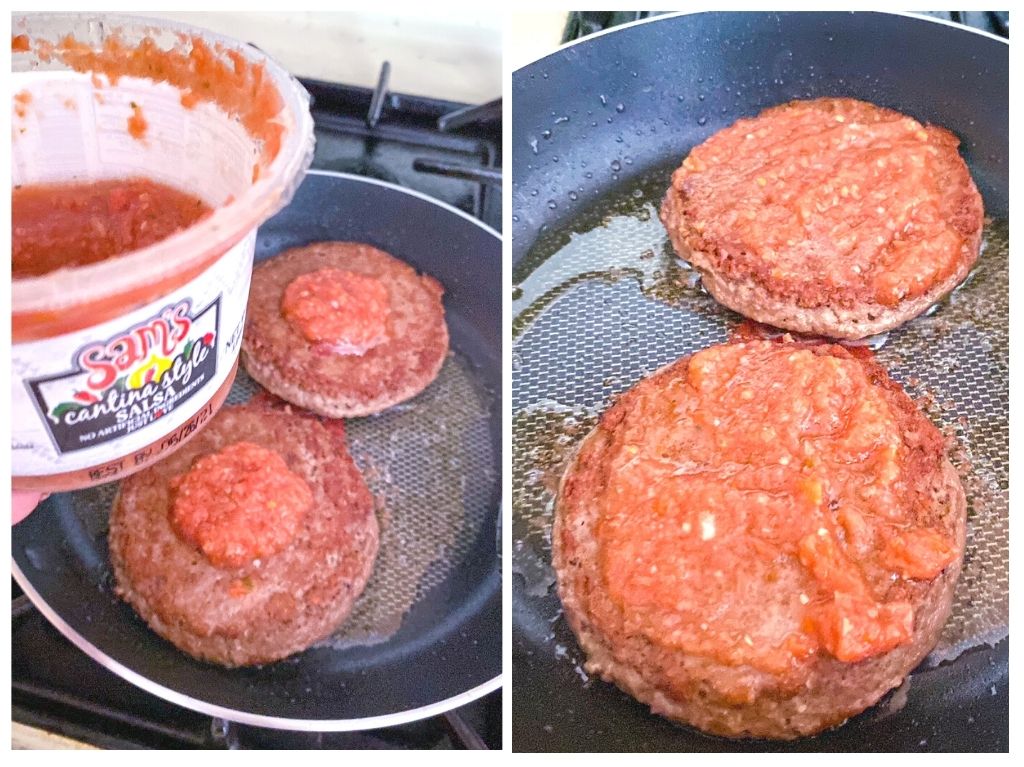 How to make the salsa patty