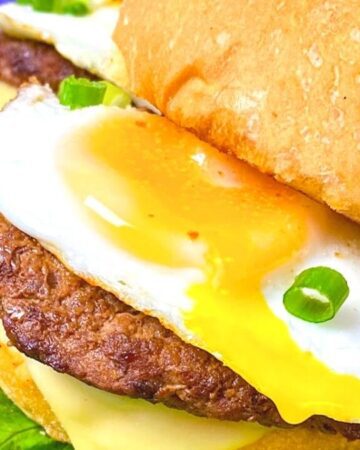 Longanisa & Fried Egg Sandwich