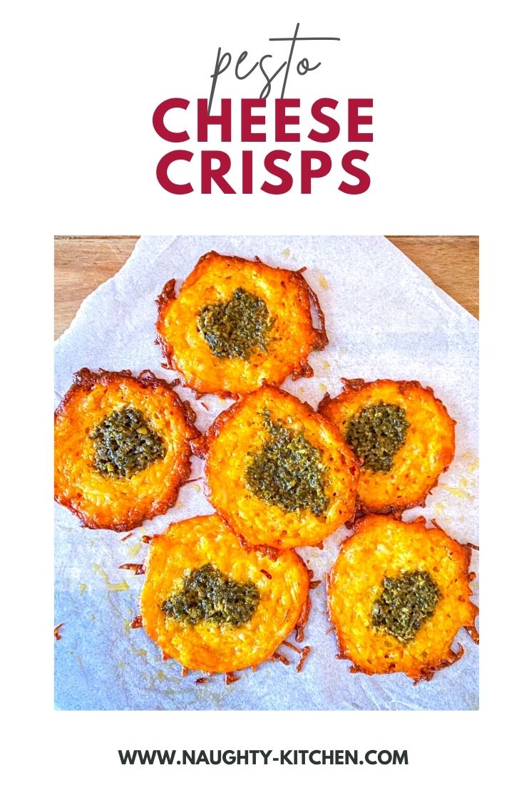 Pesto Cheese Crisps