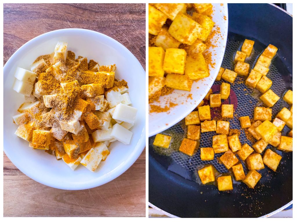 How To Make Curry Paneer-1