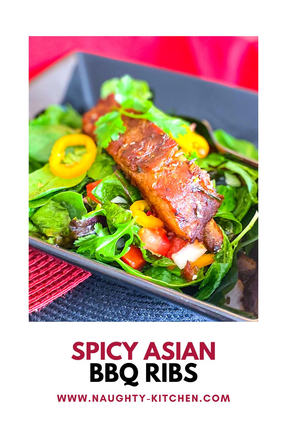 SPICY ASIAN BBQ RIBS-Naughty Kitchen-1