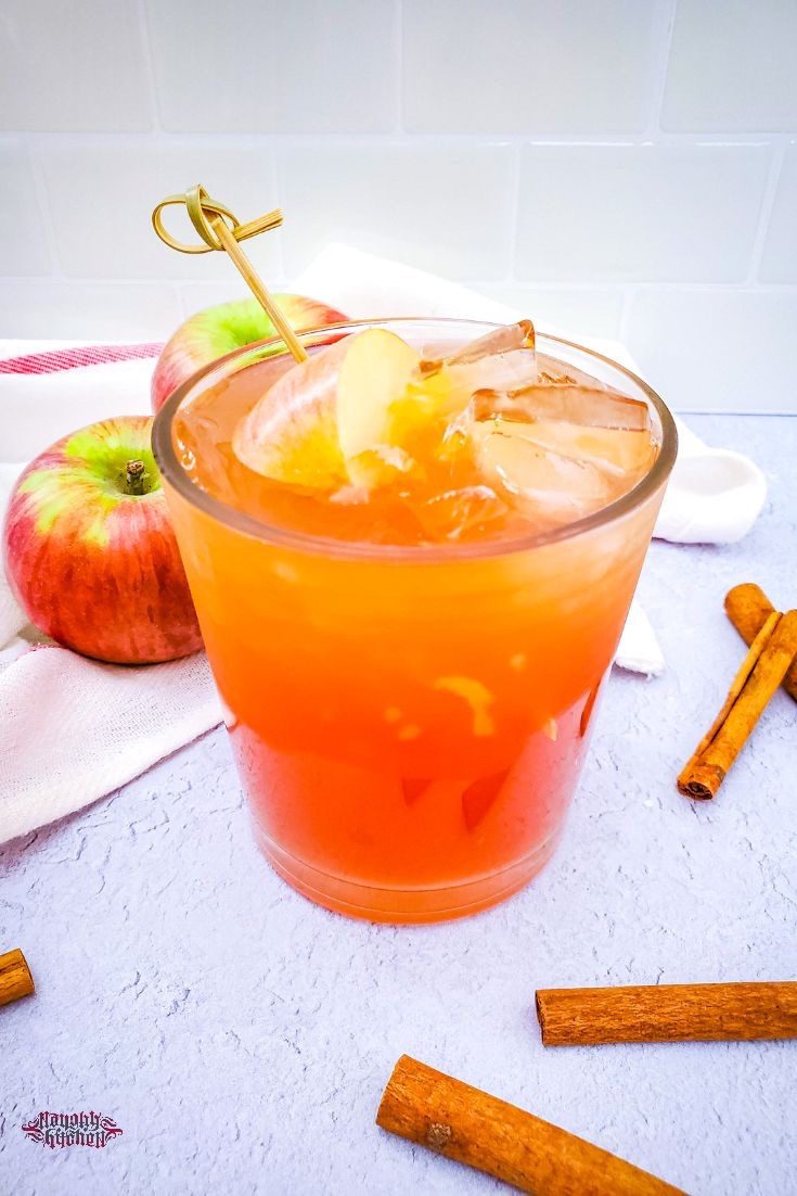 Fireball Caramel Apple Cocktail-Naughty Kitchen 3