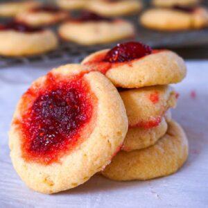 Cranberry Thumbprint Cookies Recipe