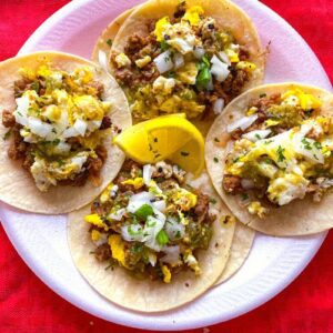 Green Chile Breakfast Taco Recipe