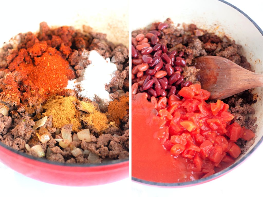 ingredients on how to make beef chili