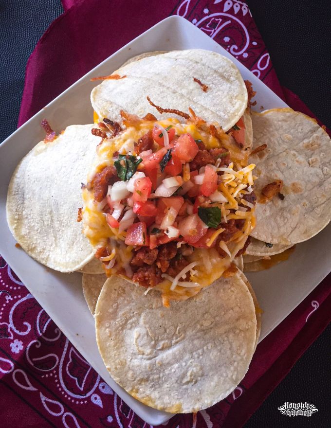 vegetarian mulitas with pico de gallo