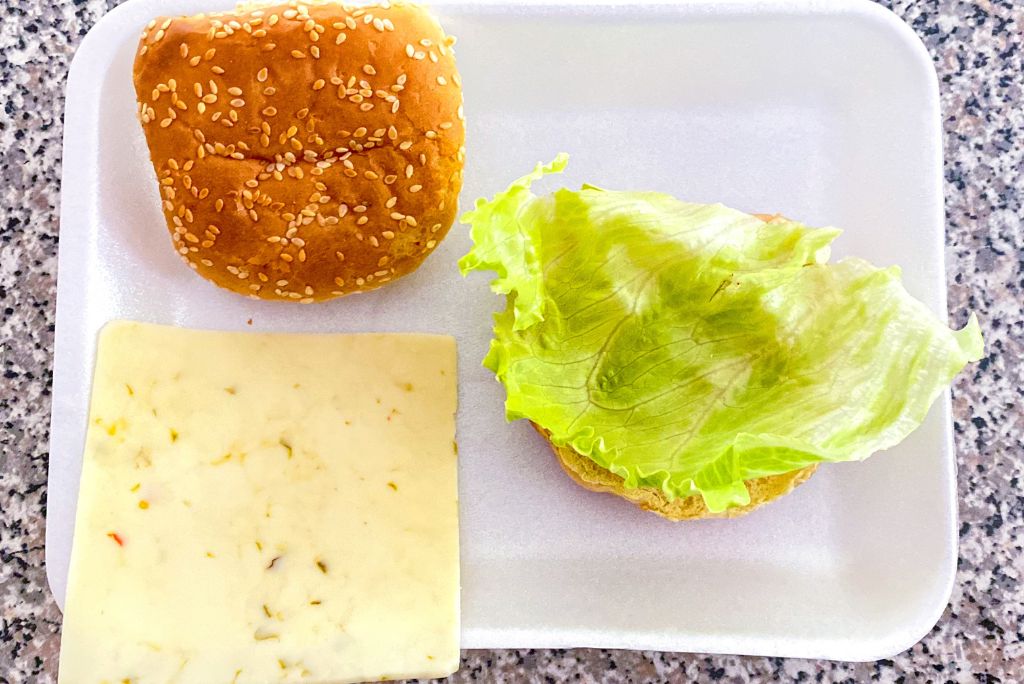 Burger Buns Cheese Lettuce