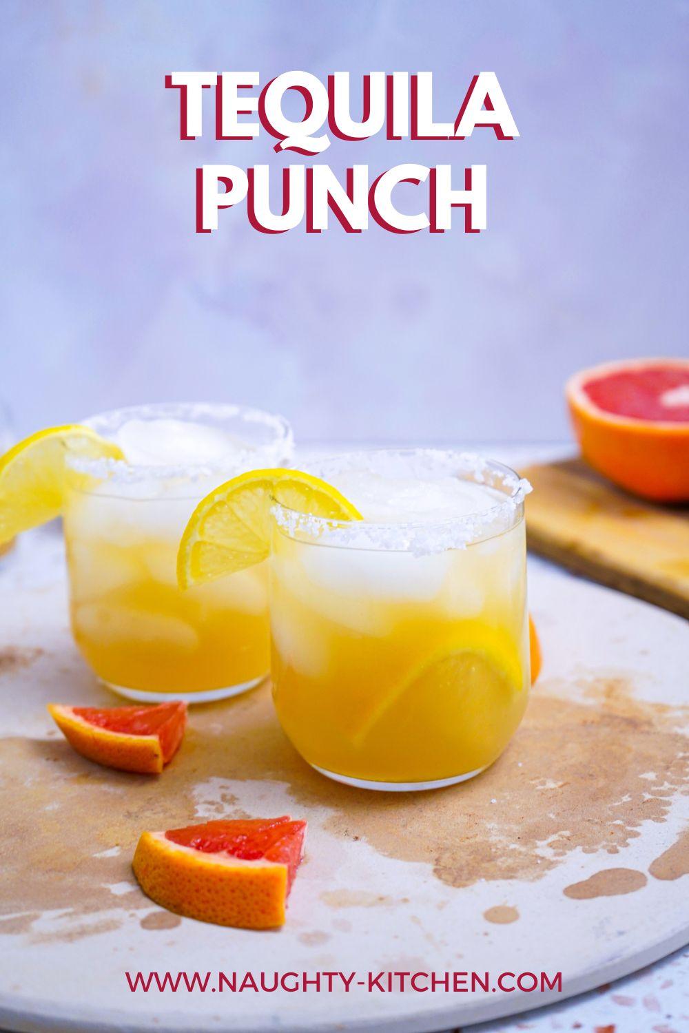 tequila punch - 2 drinks