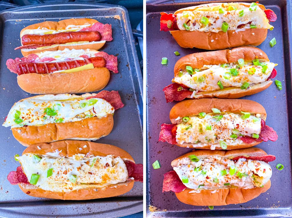 Brunch Hot Dogs process 2