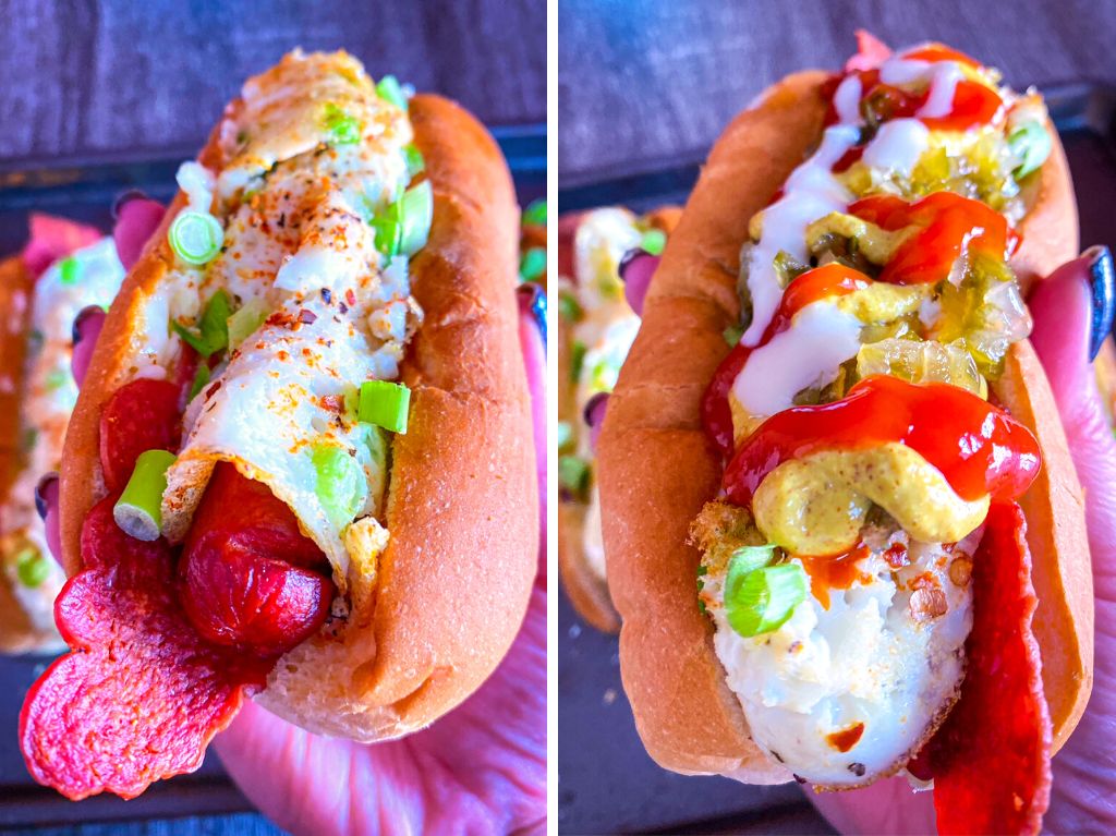 Brunch Hot Dogs loaded