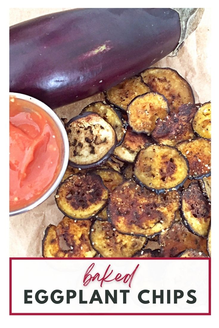 baked eggplant chips