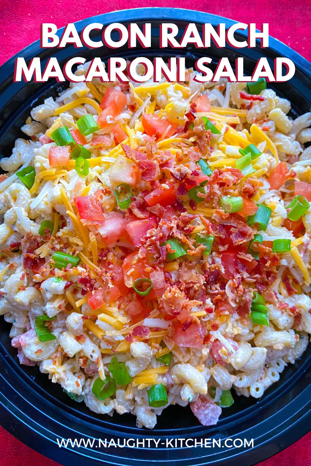 Bacon Ranch Macaroni Salad