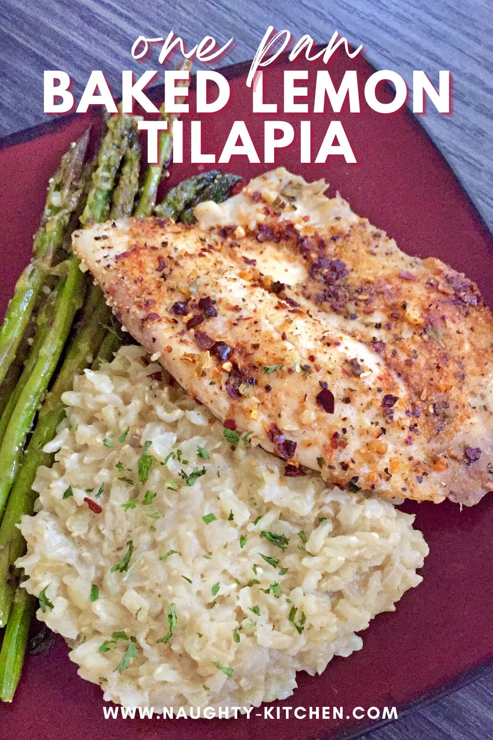 one pan baked lemon tilapia