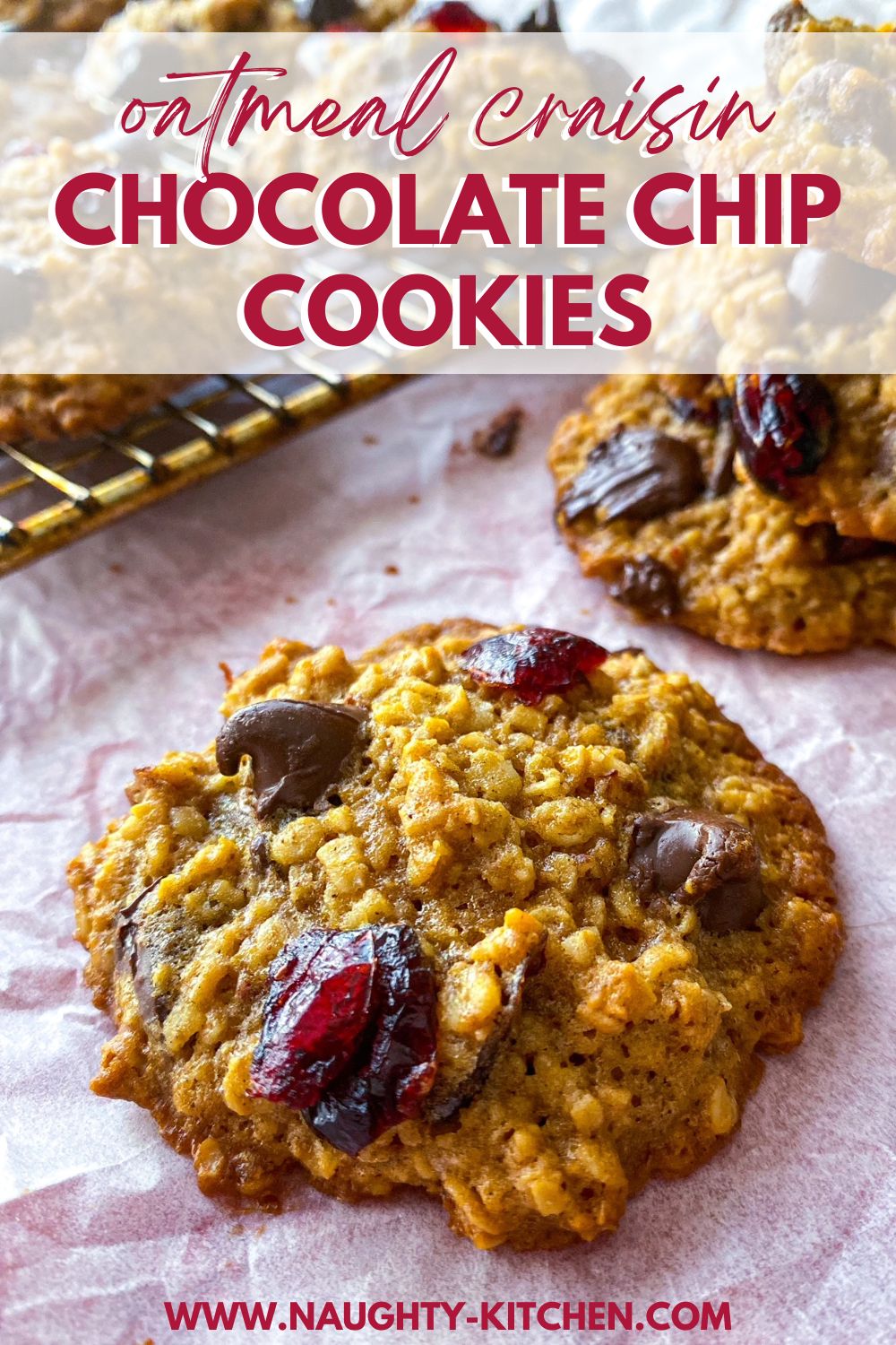 Oatmeal Craisin Chocolate Chip Cookies