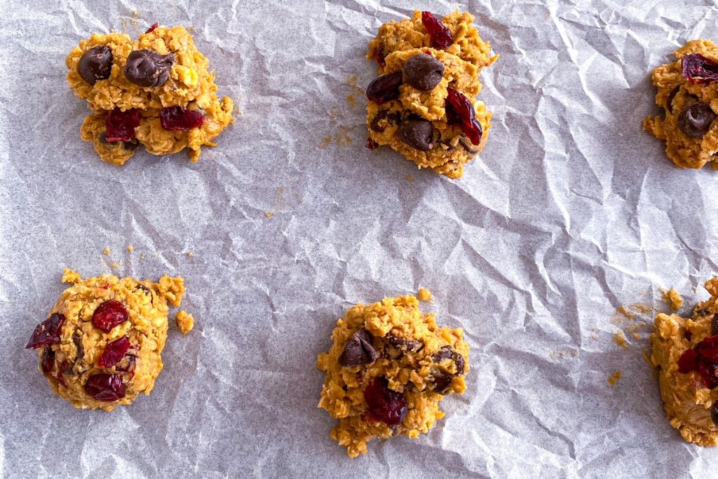 Oatmeal Craisin Chocolate Chip Cookies Process 1