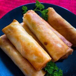 Vegetarian Egg Rolls Filipino Lumpia