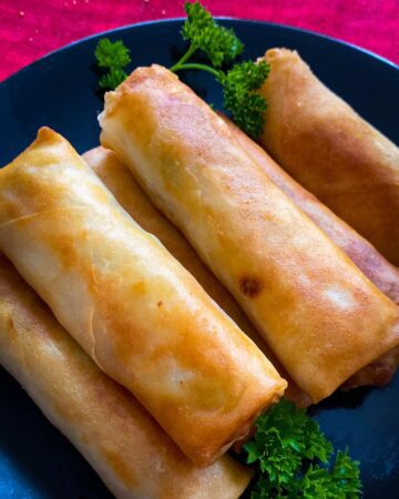 Vegetarian Egg Rolls Filipino Lumpia