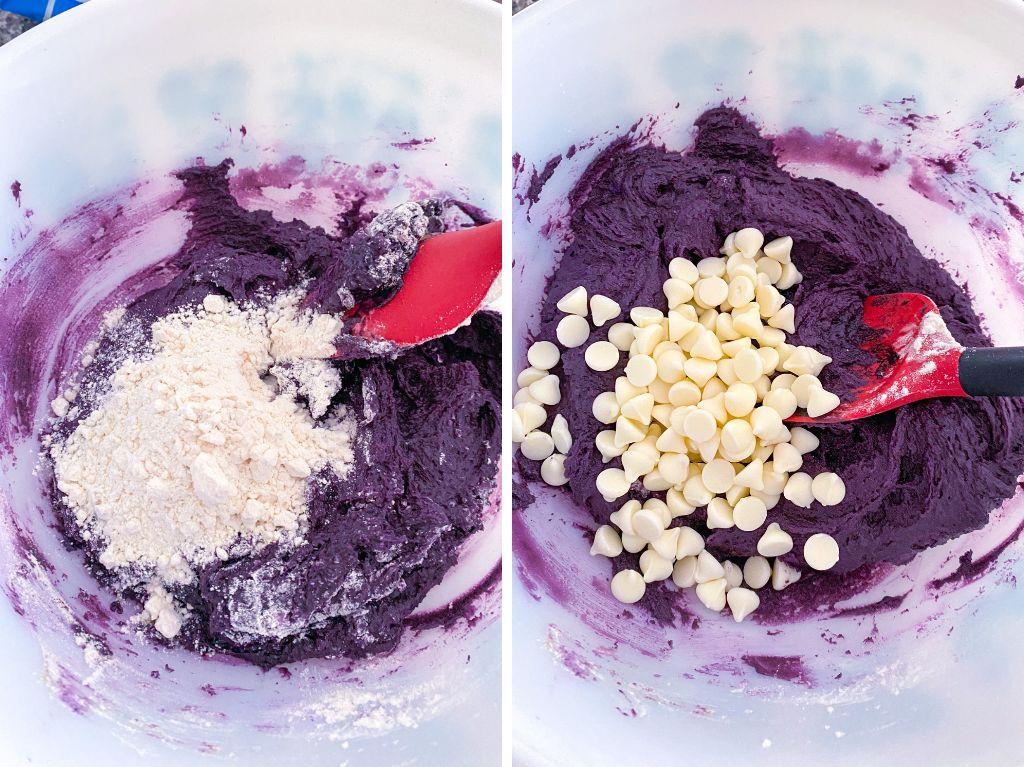 Ube Cookies Process