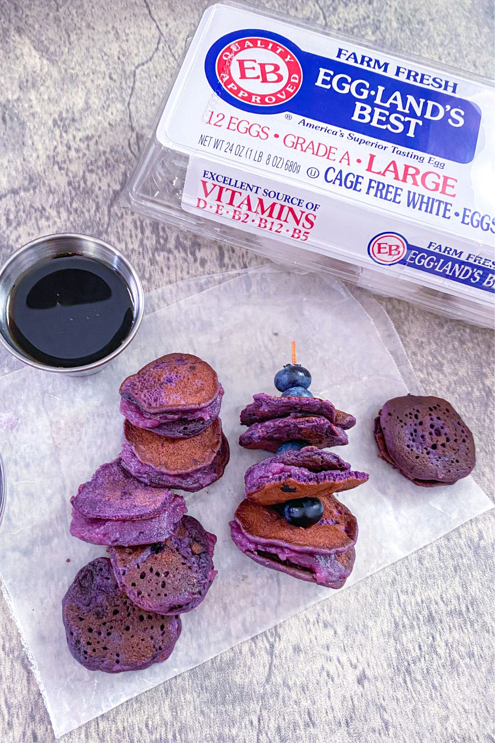 Ube Pancake Coins Eggland's Best